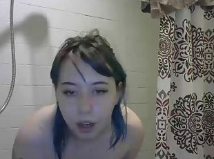 bagno, webcam, culo, doccia