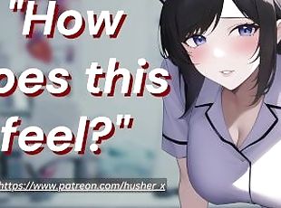 Hot Flirty Nurse Gives Your Crotch Some Special Attention