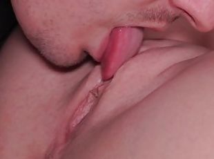 Licking the Clit to Jrgasm 4k. Loud Moans and tender Pussy Close-Up