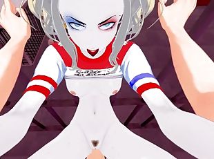 You fuck Harley Quinn in POV in a sexual dungeon. DC Comics Hentai